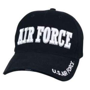 𝙍𝙊𝙏𝙃𝘾𝙊 Deluxe 𝐀𝐈𝐑 𝐅𝐎𝐑𝐂𝐄 Low Profile Baseball Cap Navy Blue